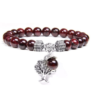 Pulsera Árbol De la Vida, Piedras Naturales