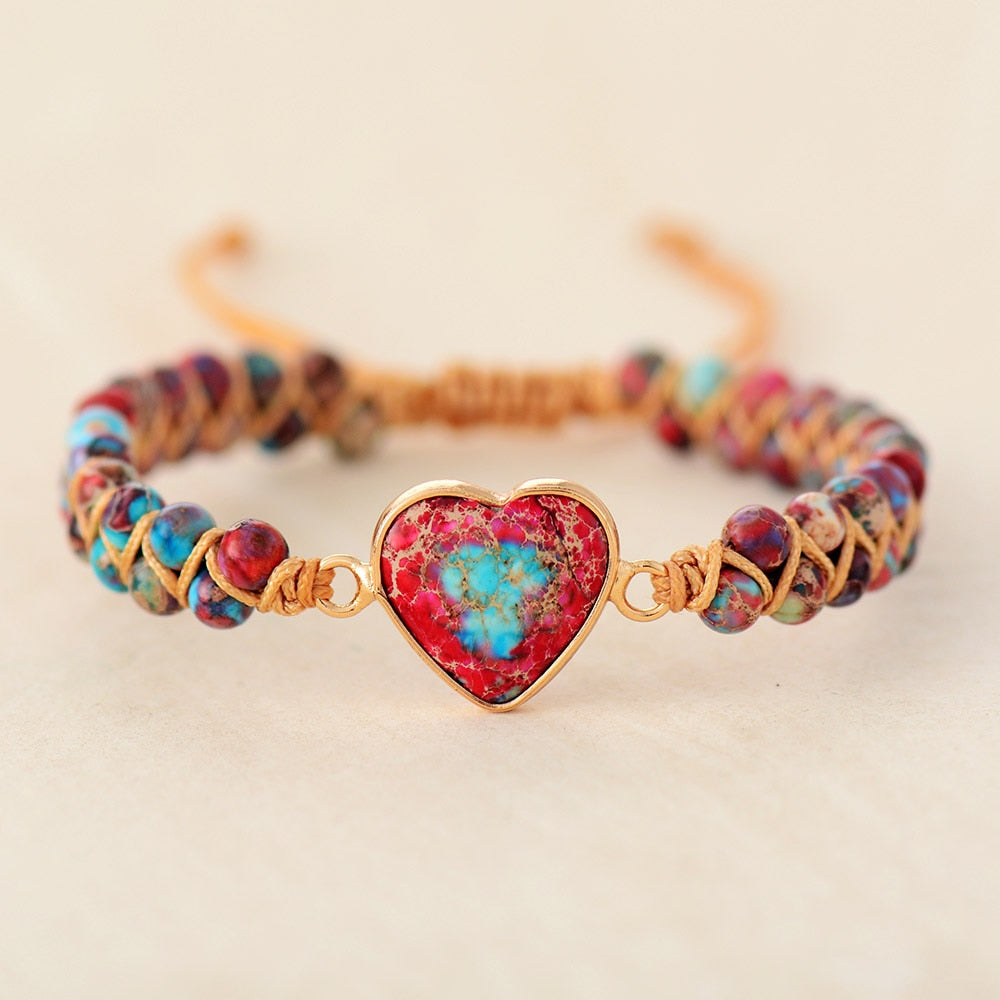 Pulsera Love Jaspe Imperial 