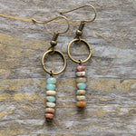 Pendientes Jaspe Natural