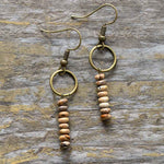 Pendientes Jaspe Natural