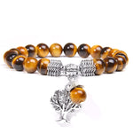 Pulsera Árbol De la Vida, Piedras Naturales