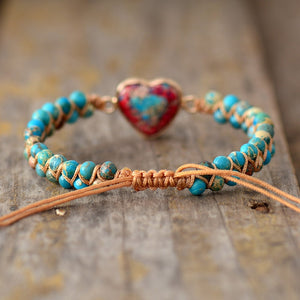 Pulsera Love Jaspe Imperial 